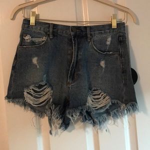Article of Society Hi-Rise Vintage Ripped Jeans
